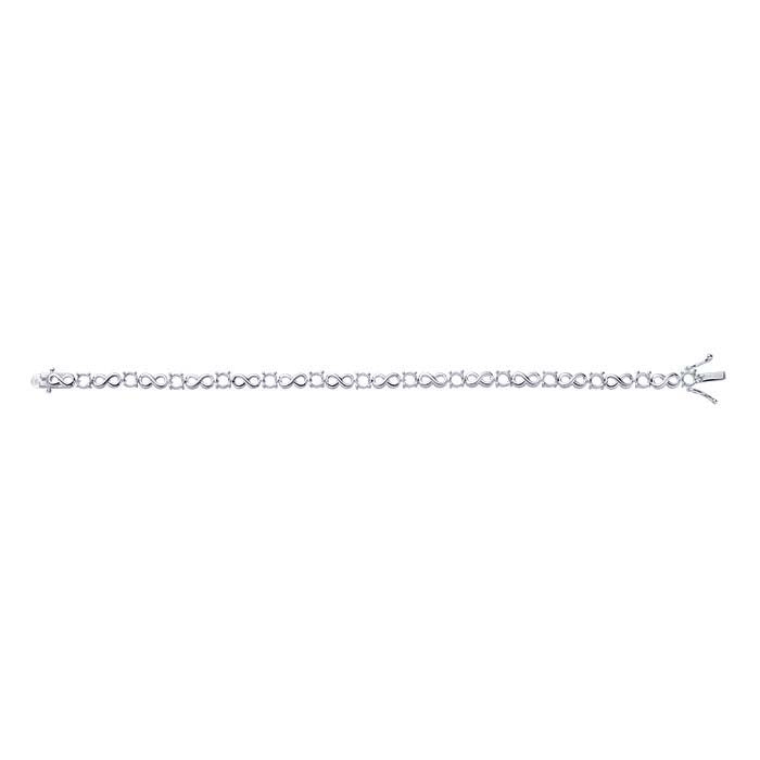 Sterling Silver 5mm Round Tennis Bracelet Mounting
