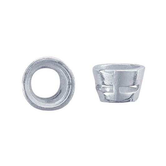 Sterling Silver Tapered Round Tube Bezel Setting