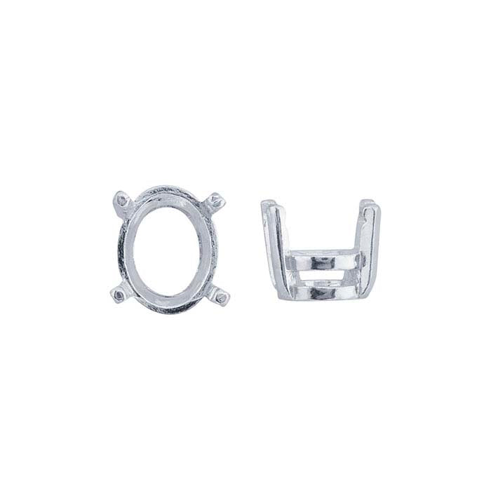Oval Pre-Notched Legendary™ 4-Prong Setting