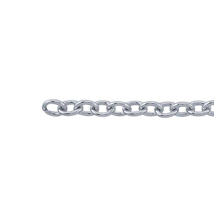 Sterling Silver Round Cable Chain