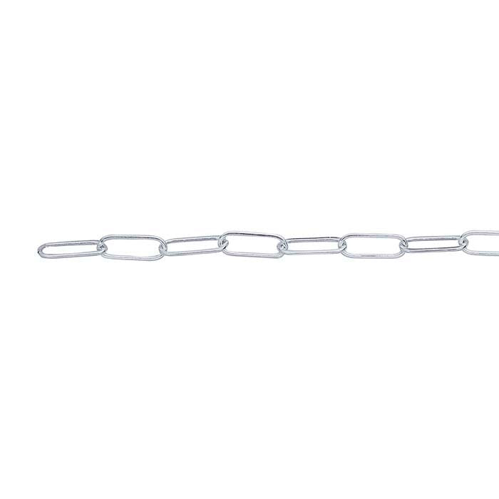 Sterling Silver Flat Oval Cable Chain
