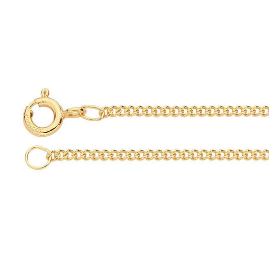 14/20 Yellow Gold-Filled Curb Chain