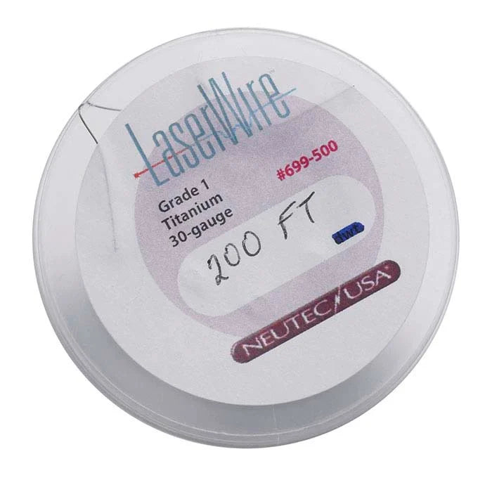 Titanium Laser-Weight Round Wire, 0.25mm, Soft