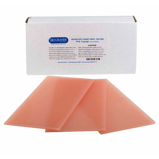 Modeler's Pink Wax Sheet