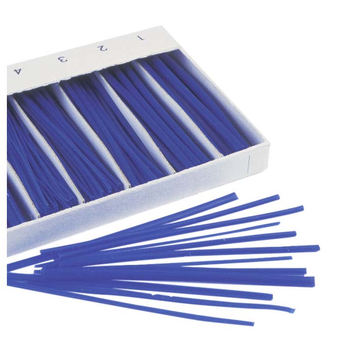 Modeler's Blue Wax Square and Rectangle Wire Assortment