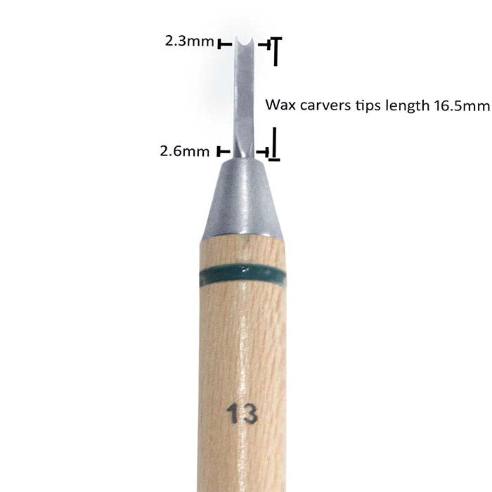 Wolf Wax Tool Set, Styles #13-#18, Specialty