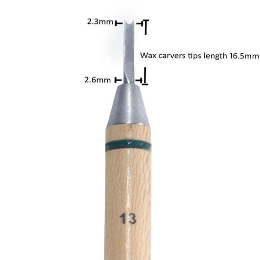 Wolf Wax Tool Set, Styles #13-#18, Specialty