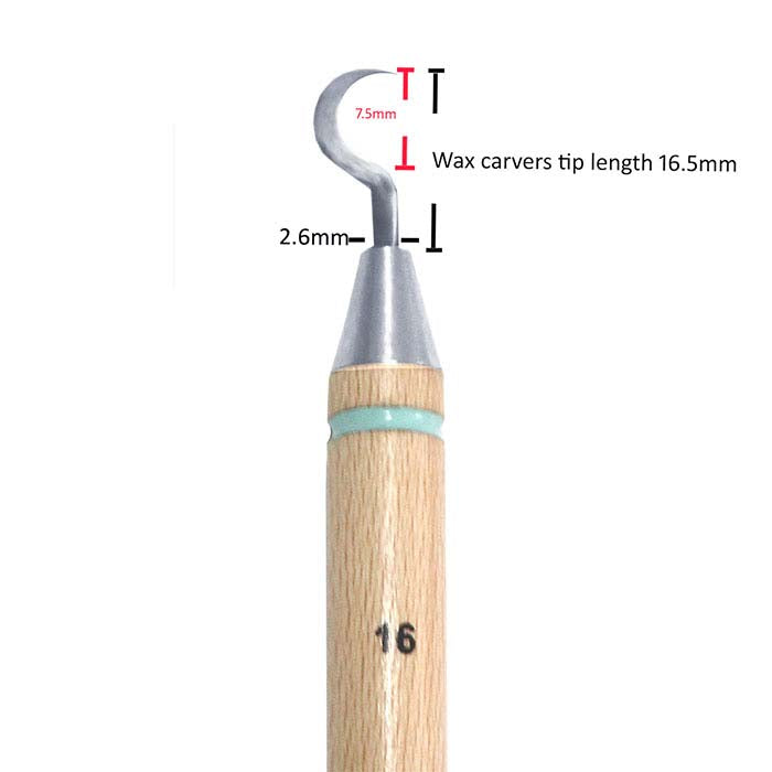 Wolf Wax Tool Set, Styles #13-#18, Specialty