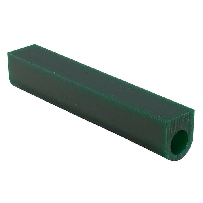 Matt™ Green Wax Ring Tube, Flat-Top, Center Hole