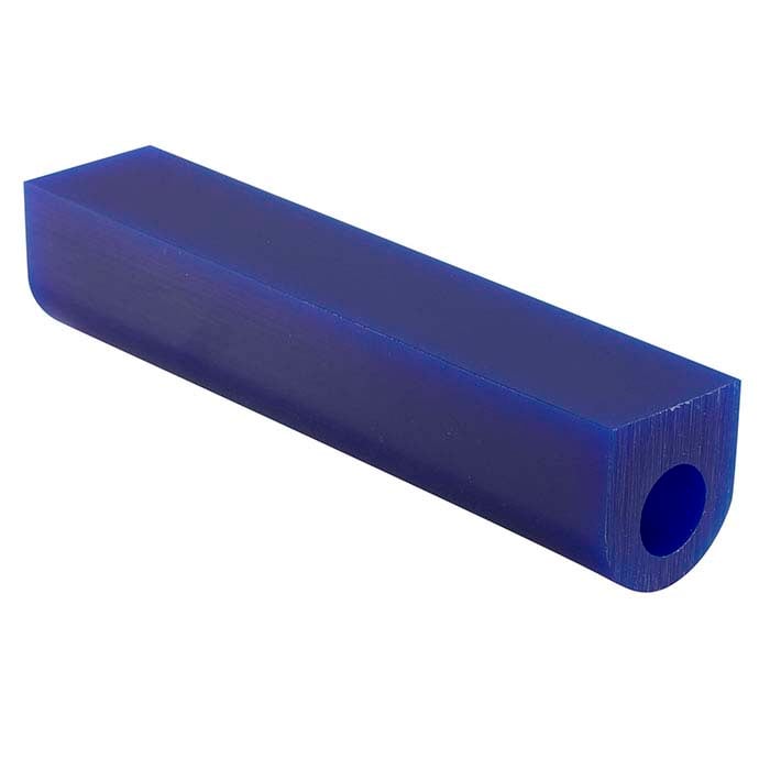 Matt™ Blue Wax Ring Tube, Flat-Top, Center Hole