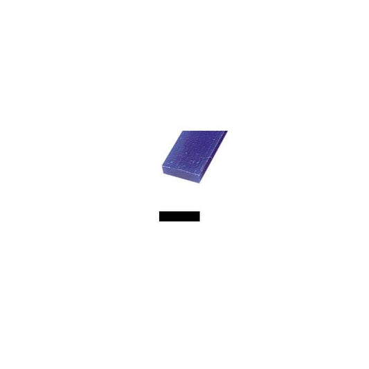 Modeler's Blue Wax Rectangle Wire, 6.54mm
