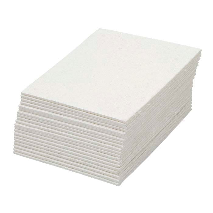 Non-Asbestos Paper Flask Liner, Square, 76.2mm x 76.2 mm