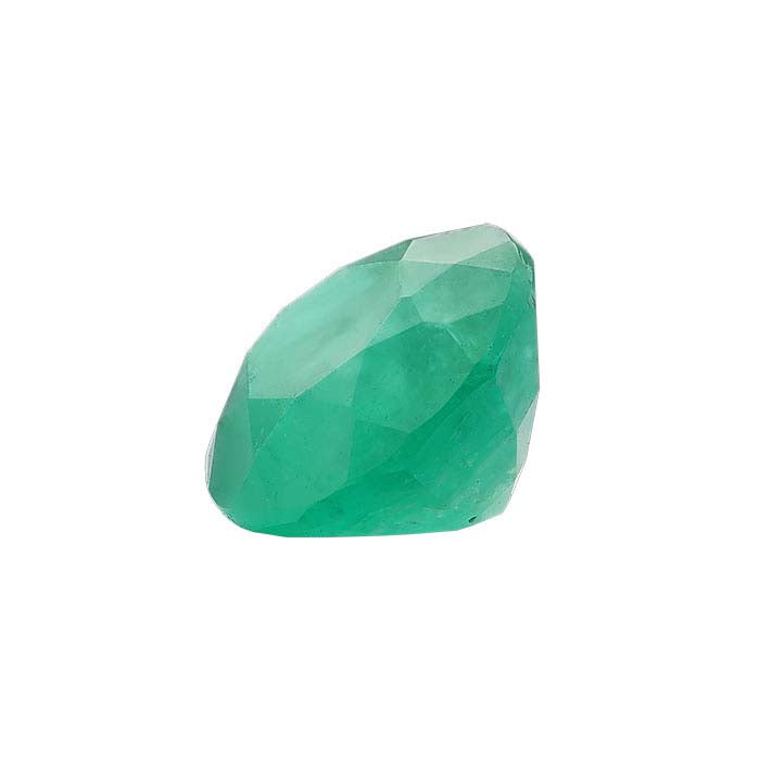 Emerald Oval Faceted Gemstone, AA-Grade