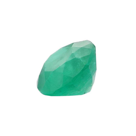 Emerald Oval Faceted Gemstone, AA-Grade