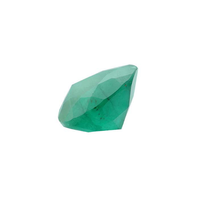 Emerald Pear Faceted Gemstone, AA-Grade
