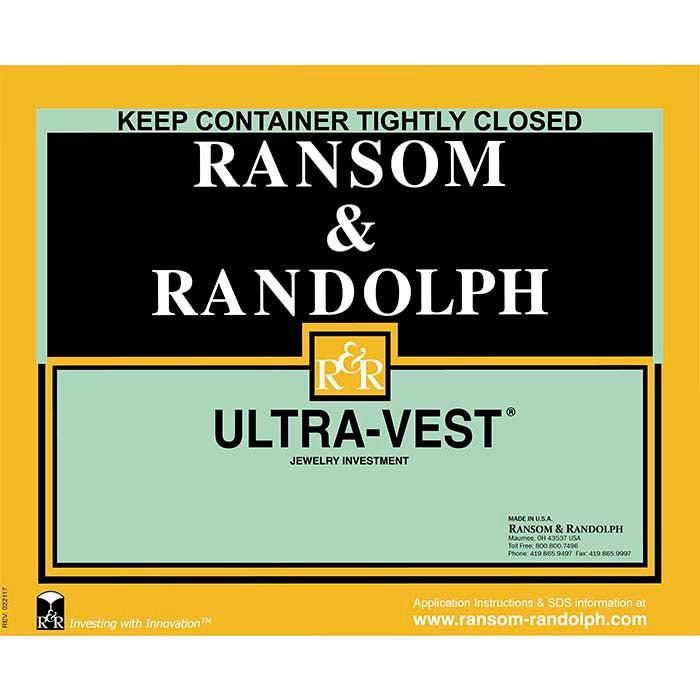 Ransom & Randolph® Ultra-Vest® Investment, 45.36 kg.