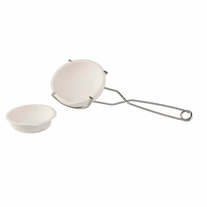 Das WHIP-Set aus Quarzglastiegeln und Quetschzangen