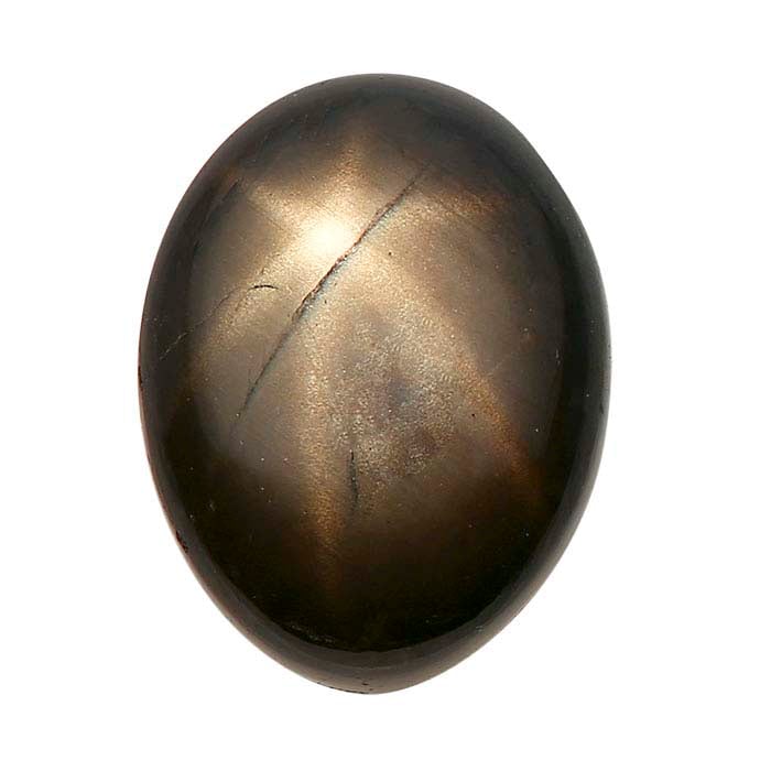 Black Star Sapphire Oval Cabochon