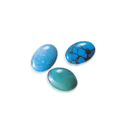 Chinese Turquoise 14 x 10mm Oval Cabochon