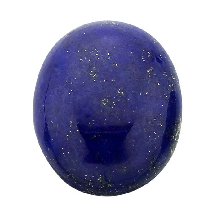 Lapis Lazuli 12 x 10mm Oval Cabochon, AA-Grade