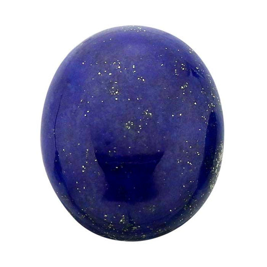 Lapis Lazuli 12 x 10mm Oval Cabochon, AA-Grade