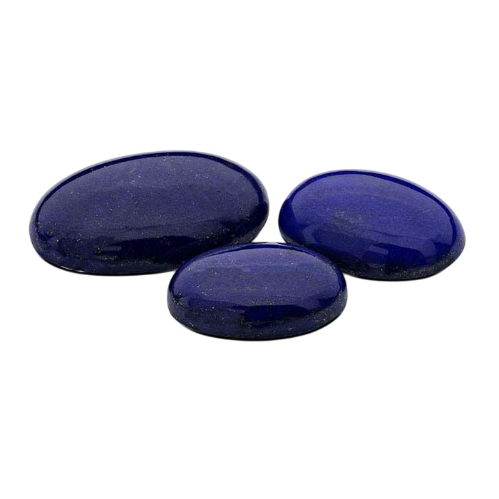 Lapis Lazuli Oval Cabochons, AA-Grade
