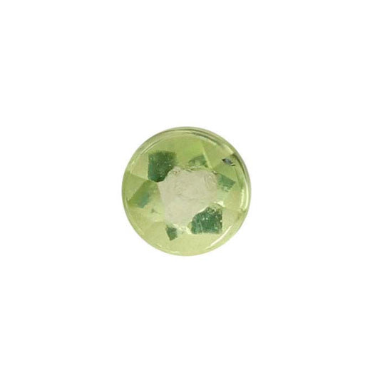 Peridot 2mm Round Rose-Cut Cabochon
