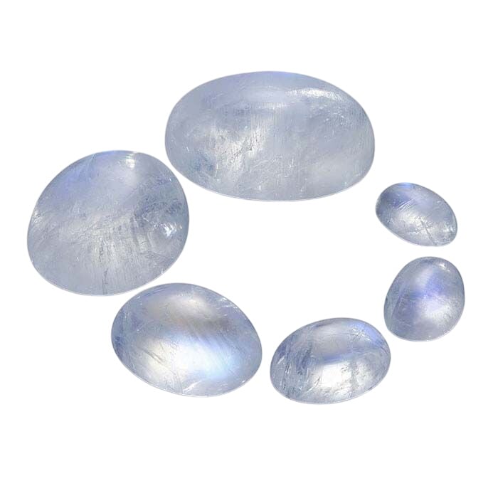 Rainbow Moonstone Oval Cabochon