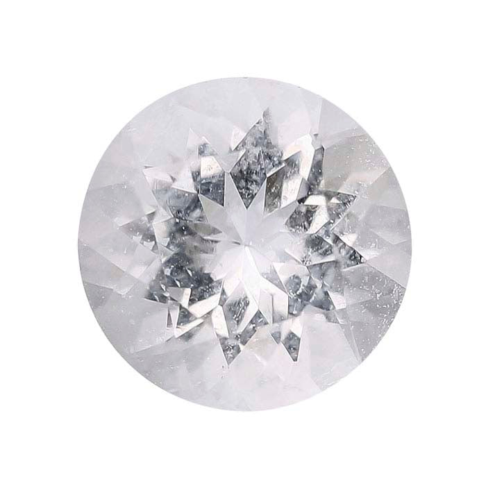 American Mined™ Arkansas Ice Quartz™ 6mm Round Faceted Gemstone, AAA-Grade