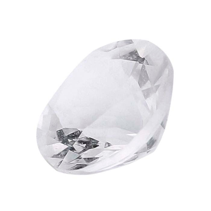 American Mined™ Arkansas Ice Quartz™ 6mm Round Faceted Gemstone, AAA-Grade