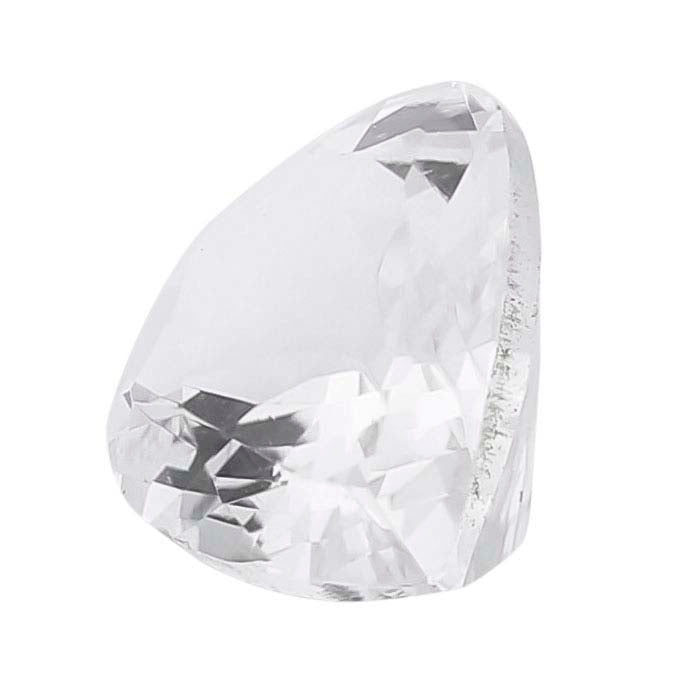 American Mined™ Arkansas Ice Quartz™ 9 x 6mm Pear Faceted Gemstone, AAA-Grade
