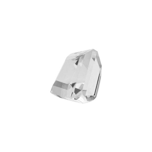 American Mined™ Arkansas Ice Quartz™ 9 x 7mm Kite Faceted Gemstone, AAA-Grade