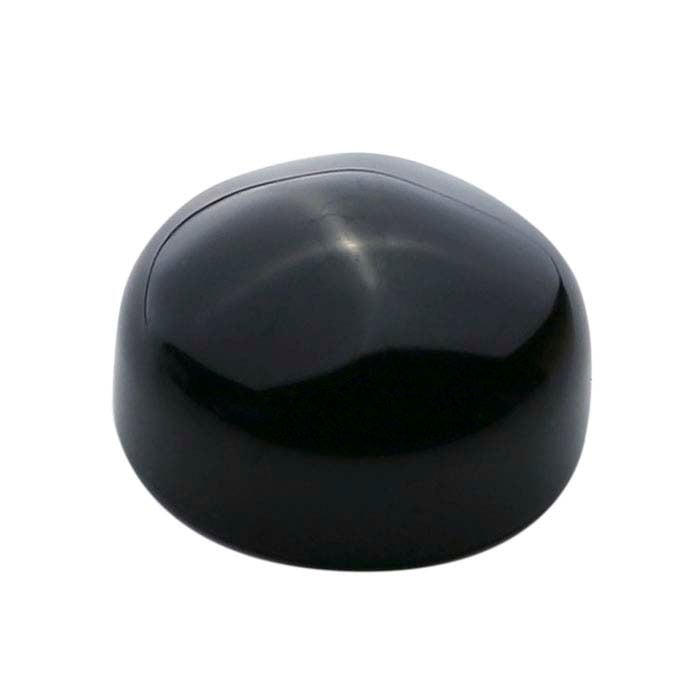 Black Onyx Round High-Dome Cabochon
