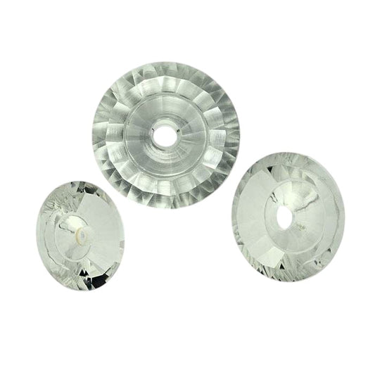 Lehrer TorusGem™ Light Green Quartz Round Faceted Gemstone