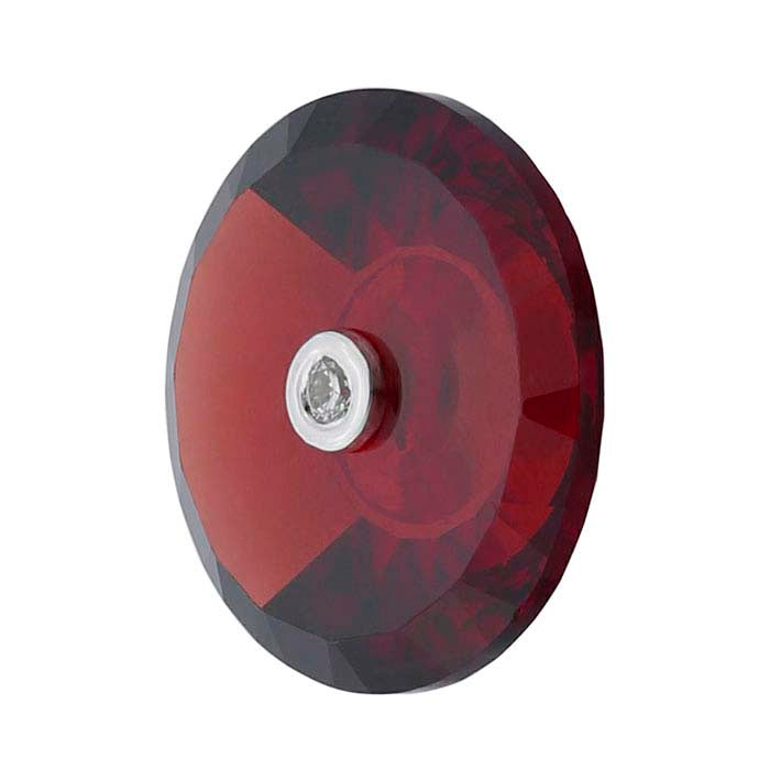 Lehrer TorusRing™ Garnet Round Faceted Gemstone