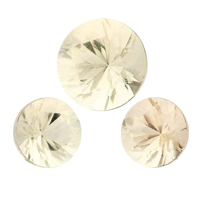 American Mined™ Oregon Champagne Sunstone™ Round Faceted Gemstone
