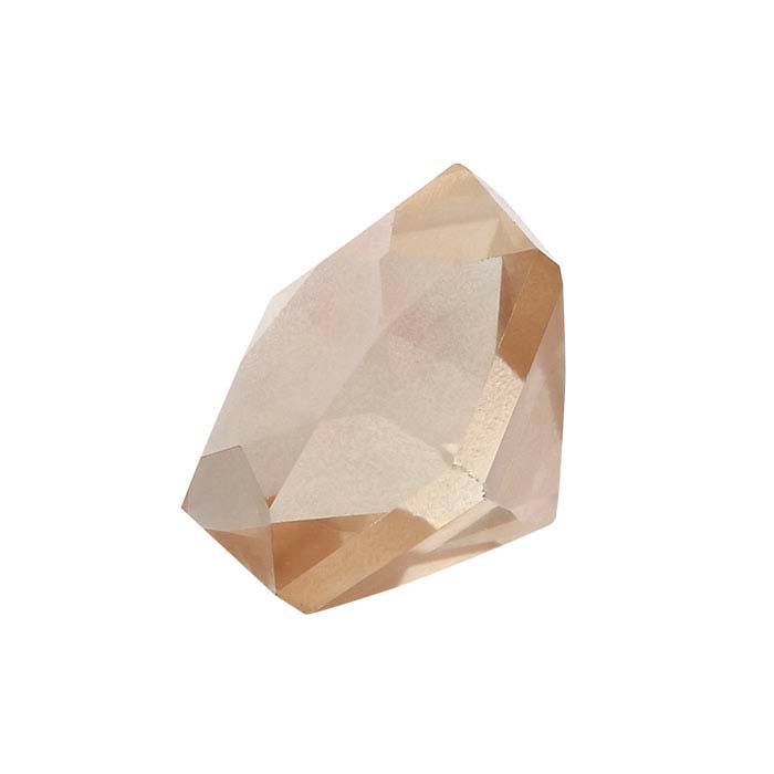 American Mined™ Oregon Schiller Sunstone™ Hexagon Faceted Gemstone