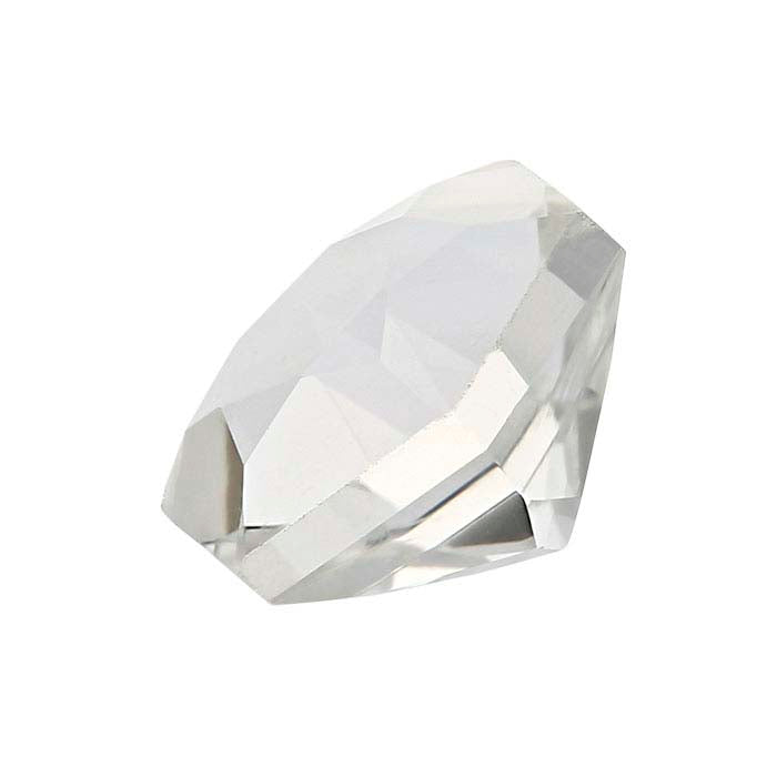 American Mined™ Arkansas Ice Quartz™ Hexagon Faceted Gemstones, AAA-Grade