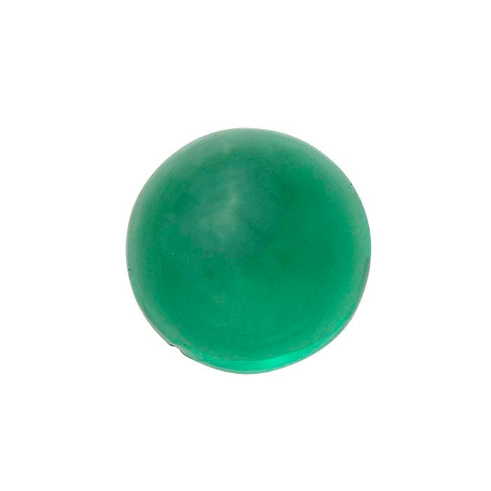 Lab-Grown Emerald Round Cabochon