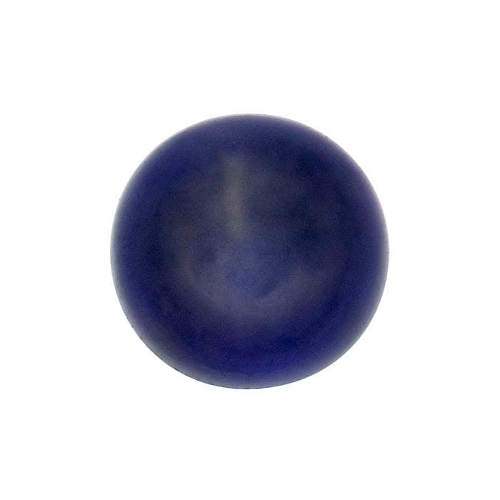 Lab-Grown Sapphire Round Cabochon