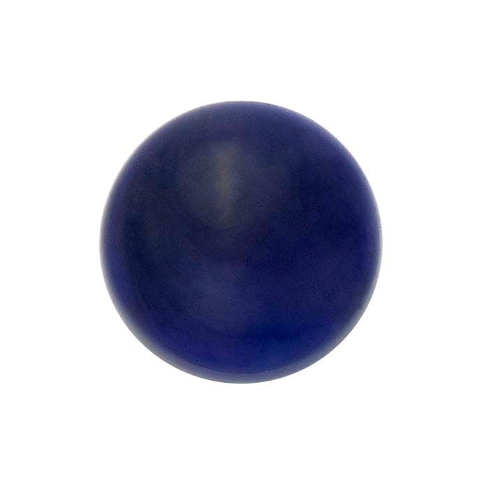 Lab-Grown Sapphire Round Cabochon