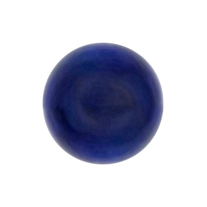 Lab-Grown Sapphire Round Cabochon