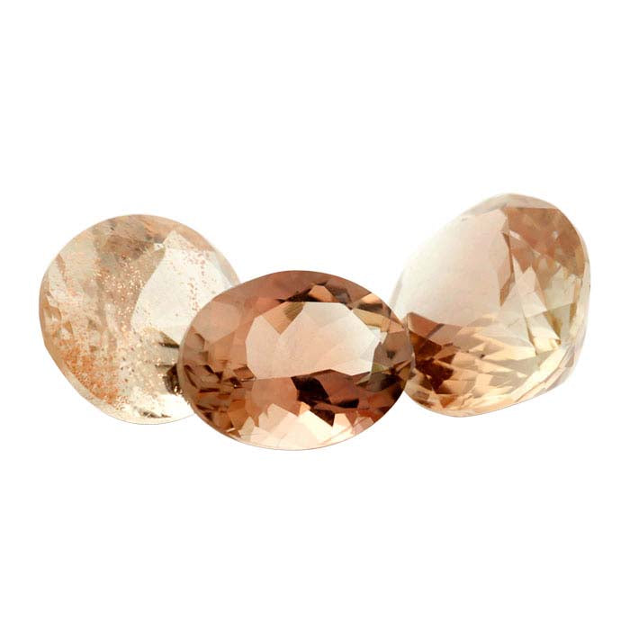 American Mined™ Oregon Schiller Sunstone™ Oval Faceted Gemstone