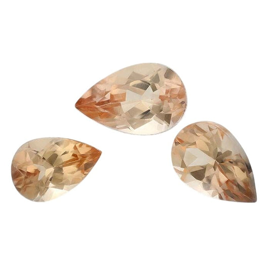 Precious Topaz 6 x 4mm Pear Faceted Gemstone