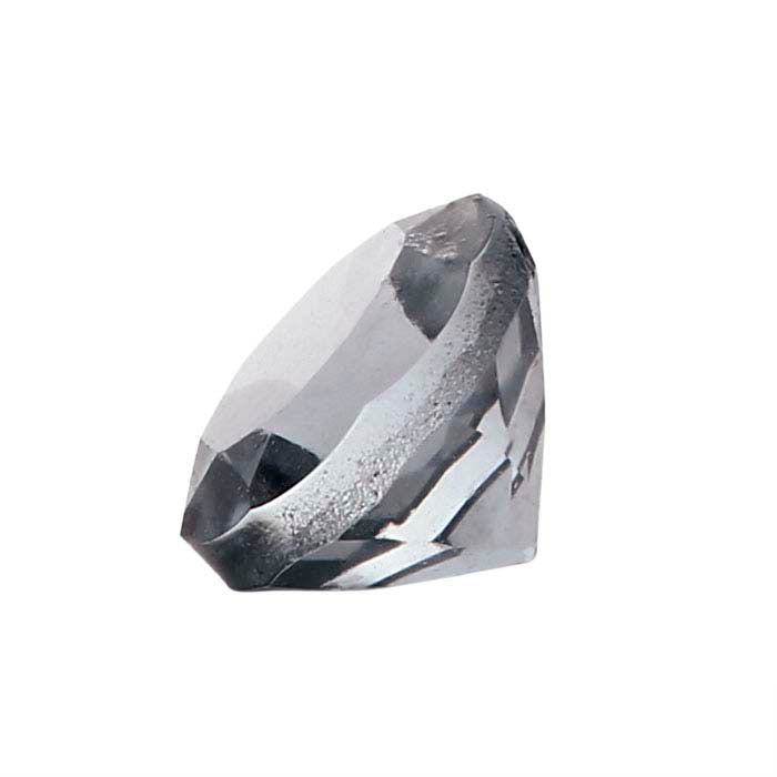 Gray Spinel Round Faceted Gemstone