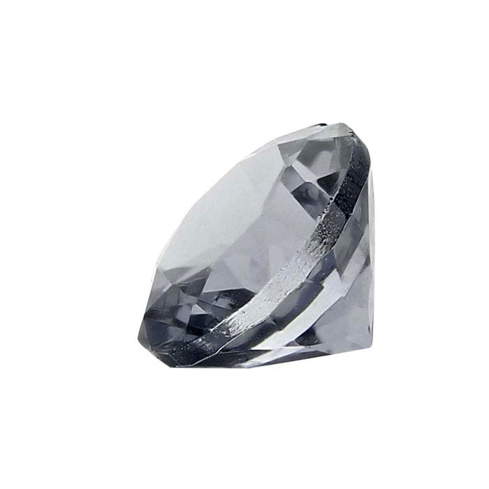 Gray Spinel Round Faceted Gemstone