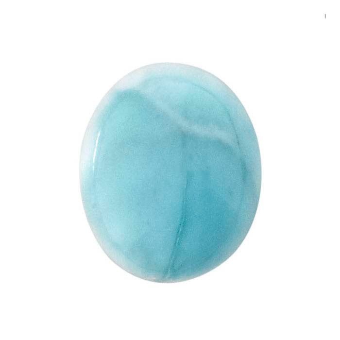 Larimar Oval Cabochons, AA-Grade