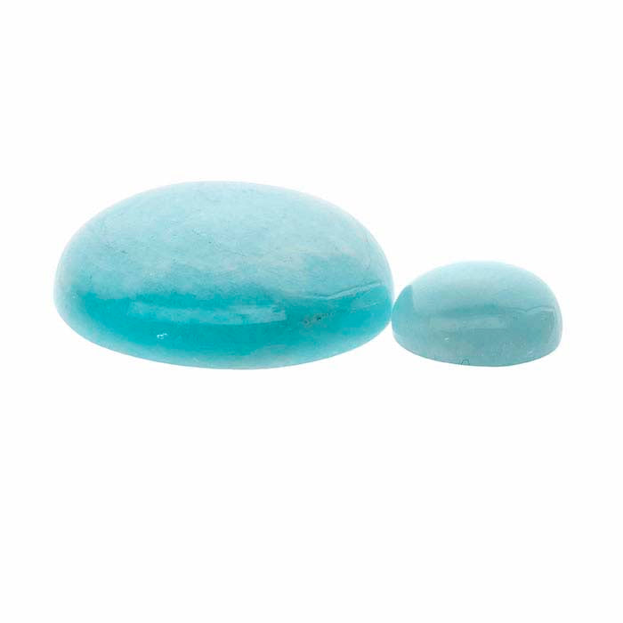 Amazonite Round Cabochons, AA-Grade