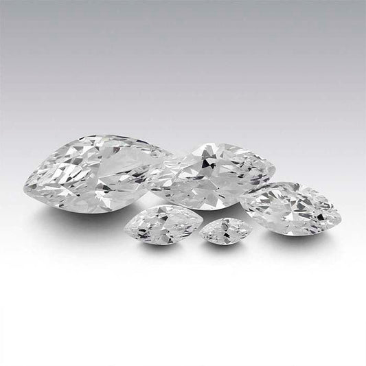 CZ 12 x 6mm Marquise Faceted Gemstone