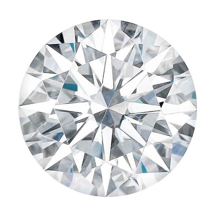 Charles & Colvard® Forever One™ Moissanite Round Faceted Gemstone, Near-Colorless